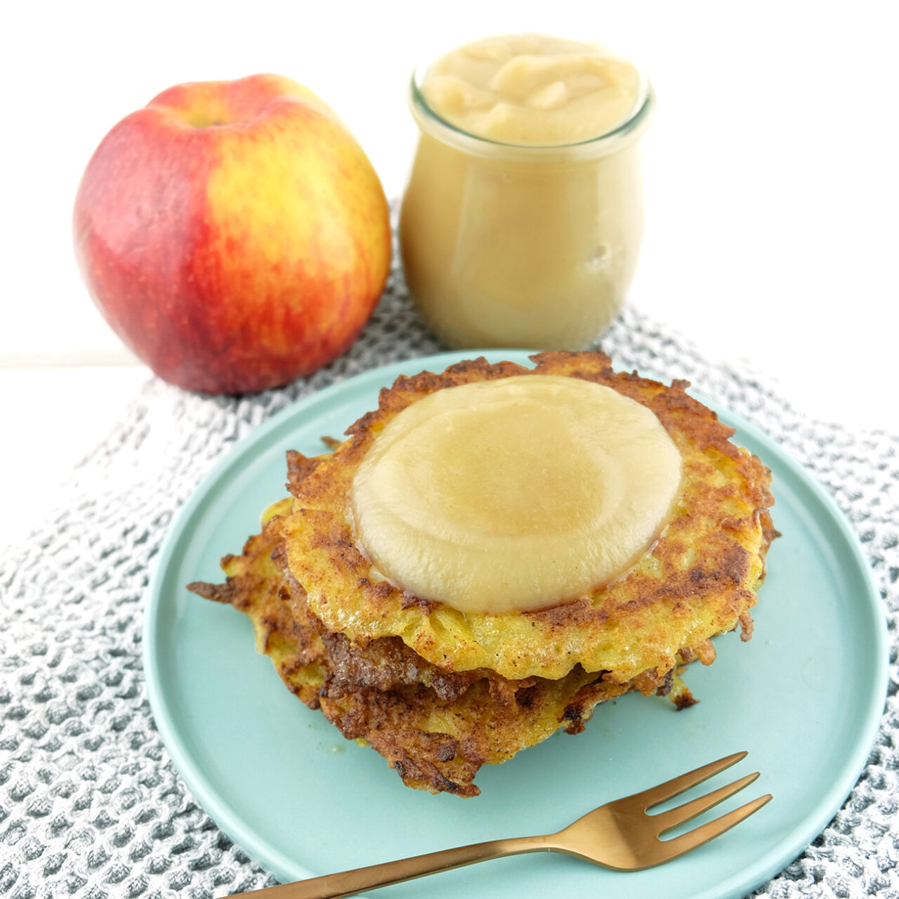 Was Passt Zu Kartoffelpuffer Außer Apfelmus Kartoffelpuffer mit Apfelmus - HistaFit