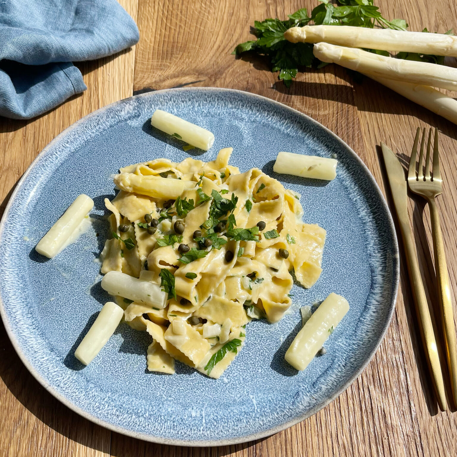 Spargel-Pasta