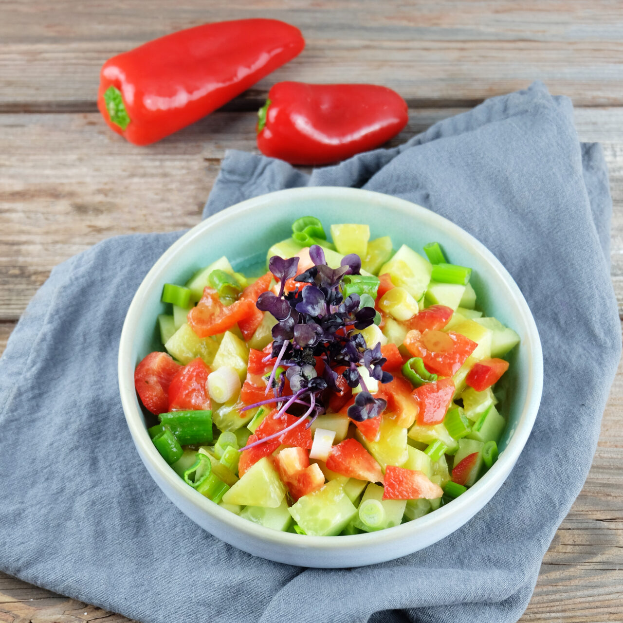 Paprika-Gurken-Salat - HistaFit