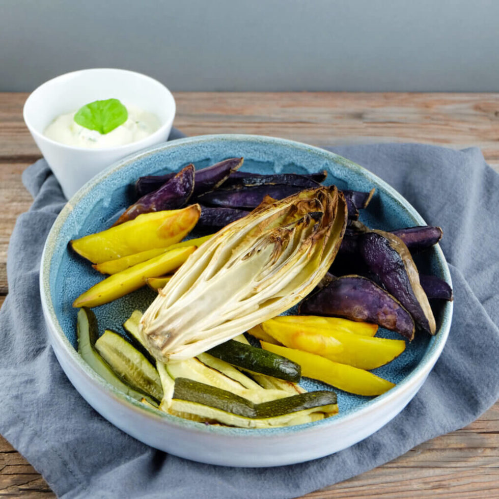 Ofengemüse mit Kräuterjoghurt - HistaFit